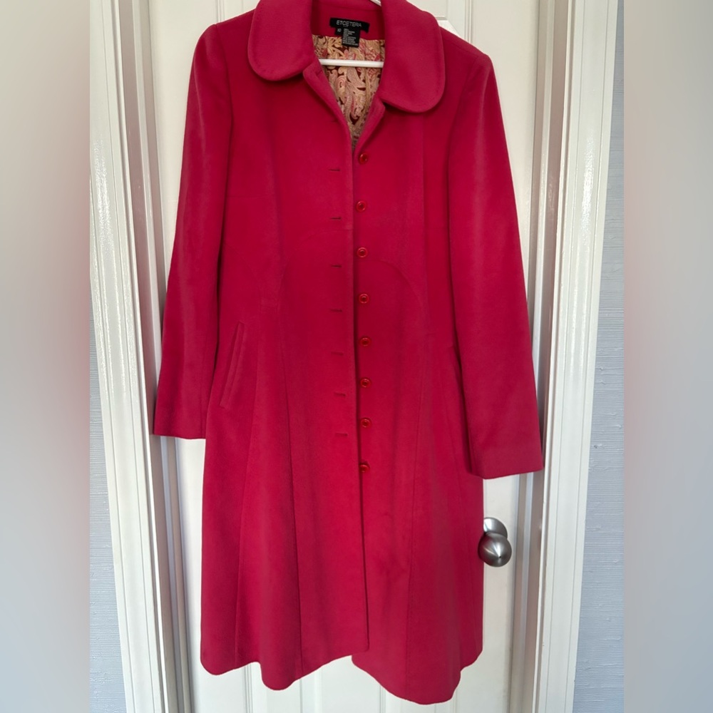 ETCETERA Coat...Gorgeous !! Beautiful coat with a gorgeous lining